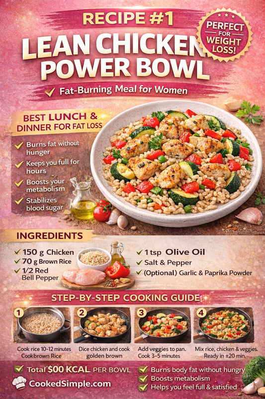 CookedSimple: Fat-Burning Recipes for Women - eBook Collection