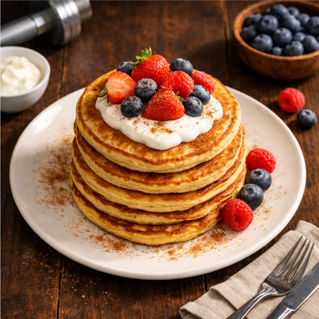 [1+1 GRATIS] High-Protein Küche: 55 Rezepte + Bonus-Mahlzeitenplan 