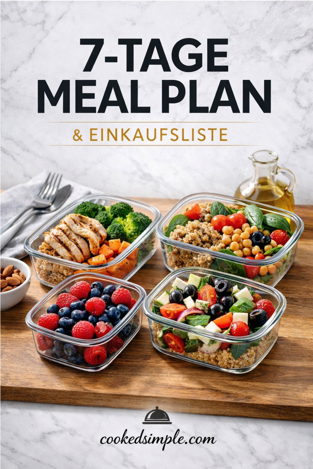 [1+1 GRATIS] High-Protein Küche: 55 Rezepte + Bonus-Mahlzeitenplan 
